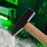 Молоток слесарный 800 г, квадратный боек, деревянная рукоятка Сибртех 10220 — фото 11