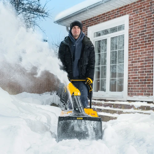 Бензиновая снегоуборочная машина SB 460 E, 99cc, эл.старт, шнек SnowCrusher Denzel 97649 — фото 27