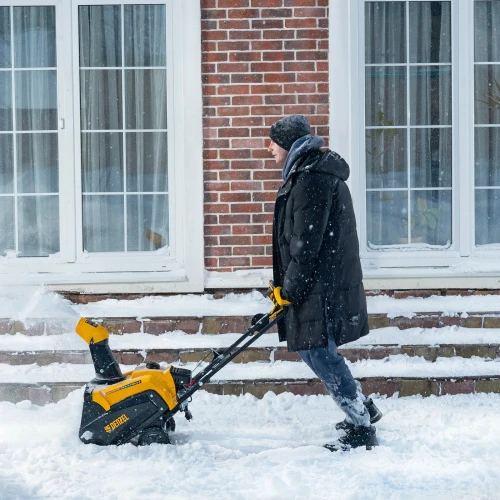 Бензиновая снегоуборочная машина SB 460 E, 99cc, эл.старт, шнек SnowCrusher Denzel 97649 — фото 28