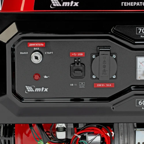 Генератор бензиновый RS-9000E, 7 кВт, 230В, электростартер MTX 946165 — фото 12