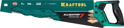 Универсальная ножовка, 500 мм, KRAFTOOL Alligator Universal 7 15004-50_z01 — фото 2