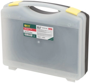 Ящик для крепежа (органайзер) прозрачный 10,5" (270х210х80 мм) FIT 65642
