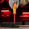 Отвертка Insulated, PH2 x 100 мм, CrMo, до 1000 В, двухкомпонентная рукоятка Matrix 12928 — фото 8