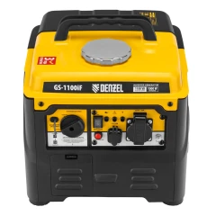 Генератор инверторный GS-1100iF, 1,1 кВт, 230 В, ручной старт DENZEL 94706