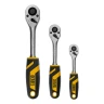 Набор инструментов, 1/2", 1/4", 3/8", CrV, S2, пластиковый кейс, 216 предметов Denzel 15807 — фото 5