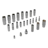 Набор инструментов, 1/2", 1/4", 3/8", CrV, S2, пластиковый кейс, 216 предметов Denzel 15807 — фото 17