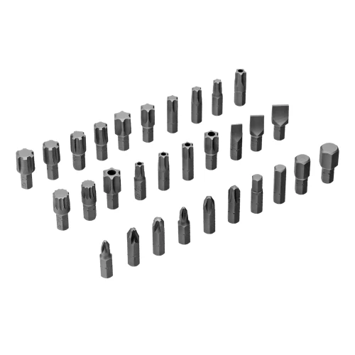Набор инструментов, 1/2", 1/4", 3/8", CrV, S2, пластиковый кейс, 216 предметов Denzel 15807 — фото 19