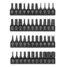 Набор инструментов, 1/2", 1/4", 3/8", CrV, S2, пластиковый кейс, 216 предметов Denzel 15807 — фото 21