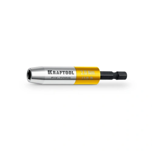 Адаптер динамометрический для бит, 2.0 Н·м, KRAFTOOL FIX-TORQ 64035-2.0 — фото 1