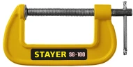 Чугунная струбцина G, 100 мм, SG-100 STAYER 3215-100_z02 — фото 2
