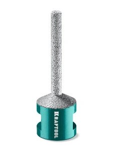 Вакуумная алмазная фреза пальчиковая с конусом, VS DIAMOND d 8 мм (М14, 50 мм), KRAFTOOL 29811-08