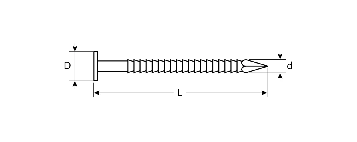 Ершеные гвозди с плоской головкой, 90 x 4.2 мм, цинк, 5 кг, ЗУБР 305200-42-090 — фото 4