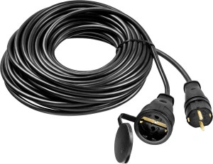 Силовой удлинитель-шнур, КГ, 3 x 1.5 мм2, 20 м, 3700 Вт, IP44, STAYER RC-315 55026-20