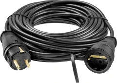 Силовой удлинитель-шнур, КГ, 3 x 1.5 мм2, 20 м, 3700 Вт, IP44, STAYER RC-315 55026-20