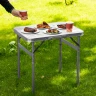 Стол складной алюминиевый, столешница МДФ, 600 х 450 х 250/590 Camping Palisad 69582 — фото 11