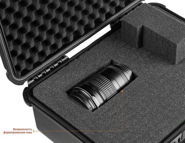 Ударопрочный пластиковый ящик, 400 х 330 х 170 мм, (16"), IP55, KRAFTOOL PANZER-16 38251-16 — фото 11