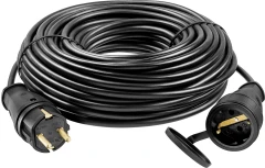 Силовой удлинитель-шнур, КГ, 3 x 1.5 мм2, 30 м, 3700 Вт, IP44, STAYER RC-315 55026-30