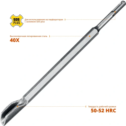 Зубило-штробер, 22 х 250 мм, SDS-Plus, STAYER Gorilla Force 29357-22-250_z02 — фото 3
