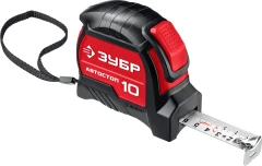 Рулетка с автостопом, 10 м х 25 мм, ЗУБР Автостоп 34052-10-25_z01