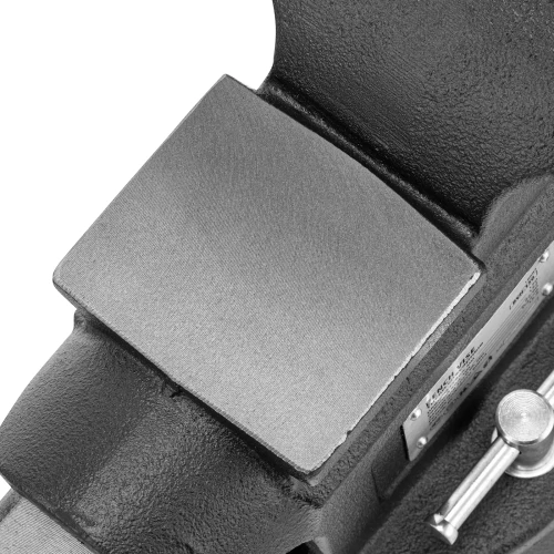 Тиски слесарные BVH-150, 150 мм, поворотные, стальная направляющая, с наковальней Denzel 18685 — фото 12