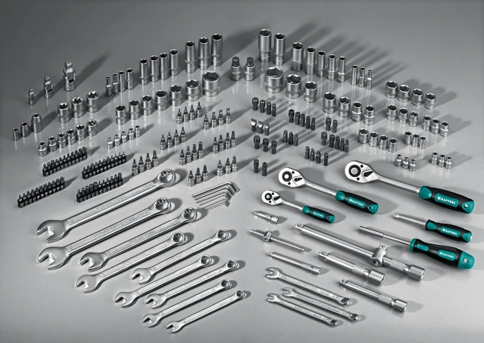 Универсальный набор инструмента, 216 предм., (1/2"+3/8"+1/4"), KRAFTOOL X Drive 27888-H216 — фото 10