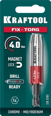 Адаптер динамометрический для бит, 4.0 Н·м, KRAFTOOL FIX-TORQ 64035-4.0