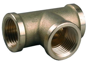 Тройник, латунь, GENERAL FITTINGS внутренняя резьба 3/4" 51055-3/4
