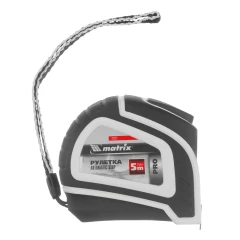 Рулетка Autostop,5 м х 25 мм,двухкомпонентный корпус,автоматическая фиксация,Pro Matrix 32552