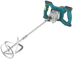 Миксер 1200 Вт; 0-580 / 0-800 об/мин; 50 Нм; 100 л; двухскоростной, металл.корпус, рез.накл.; коробка FIT 80039