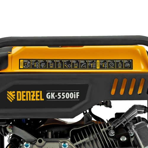 Генератор инверторный GK-5500iF, 5,5 кВт, 230 В, ручной старт DENZEL 94709 — фото 16