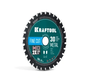 Диск пильный по металлу и стали, Metal Cut 135 х 20 мм, 30Т, KRAFTOOL 36954-135-20-30