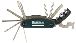 Набор для обслуживания велосипеда, 17-в-1, KRAFTOOL 26182-H16