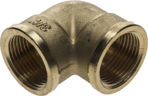 Уголок, 3/4", латунь, GENERAL FITTINGS 51073-G/G-3/4