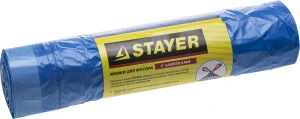 Мусорные мешки, 30 л, 20 шт, голубые, с завязками STAYER 39155-30