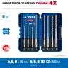 Буры SDS-plus, ПРОФИ-4Х 8шт набор №2, ЗУБР 29313-H8-2 — фото 3
