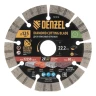 Диск алмазный отрезной, ф125 х 22.2 мм, сегментный, сухой рез, HWD92, круг DENZEL 731010 — фото 1