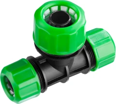 Цанговый тройник, 1/2" х 1/2" х 3/4", пластик ABS, РОСТОК RW-X1 426370