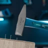 Молоток слесарный, 400 г, квадратный боек, фибергласовая обрезиненная рукоятка Gross 10274 — фото 5