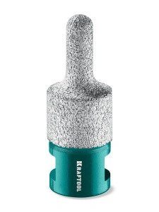 Вакуумная алмазная фреза универсальная, VS DIAMOND d 10-25 мм (М14, 50 мм), KRAFTOOL 29813-10-25