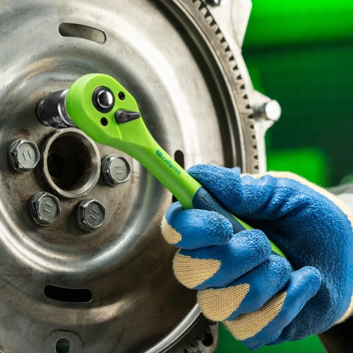Ключ-трещотка 3/8", CrV, 72 зуба, с быстрым сбросом Сибртех 14008 — фото 10
