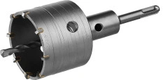 Коронка по бетону с державкой, 73 мм, SDS - plus, 8Т, ЗУБР 2918-73_z01
