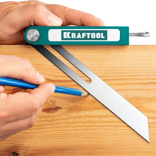 Профессиональная малка-угломер, 200 мм, KRAFTOOL Super-BEVEL 34372 — фото 10