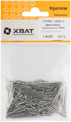 Гвозди финишные оцинкованные (РМ3) 1,6 х 25 (фасовка 120 гр.) XВАТ 29265-3