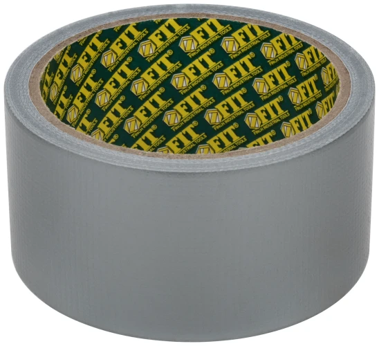 Лента клейкая универсальная армированная "Ductape", 48 мм х 10 м FIT 11710 — фото 1