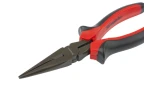 Длинногубцы прямые Black Nickel, 180 мм, двухкомпонентные рукоятки Matrix 17160 — фото 2