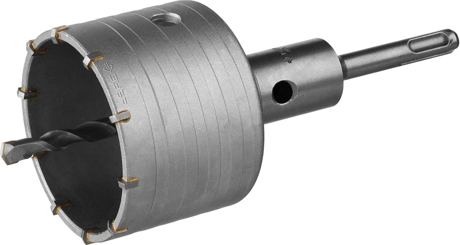 Коронка по бетону с оснасткой, 80 мм, SDS - plus, 10T, ЗУБР 2918-80_z01 — фото 1