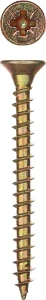 Универсальный саморез, 80 х 5.0 мм, желтый цинк, 100 шт (0, 6 кг.), ЗУБР СУ-Ж 4-300391-50-080