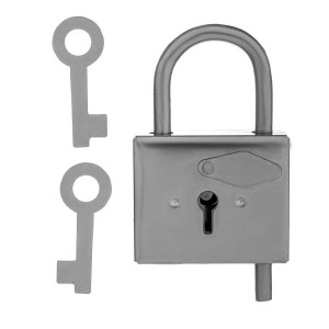 Замок навесной-контрольный, цинк, (Металлист) 91520