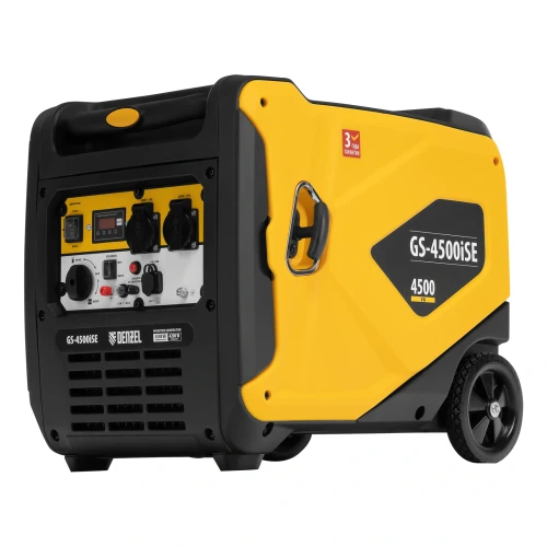 Генератор инверторный GS-4500iSE, 4,5 кВт, 230 В, закрытый корпус, электростартер Denzel 94714 — фото 10