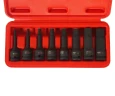 Набор бит-головок 1/2" HEX H5-19ммх78мм ударных 8 предметов в кейсе JTC-J408LH — фото 2
